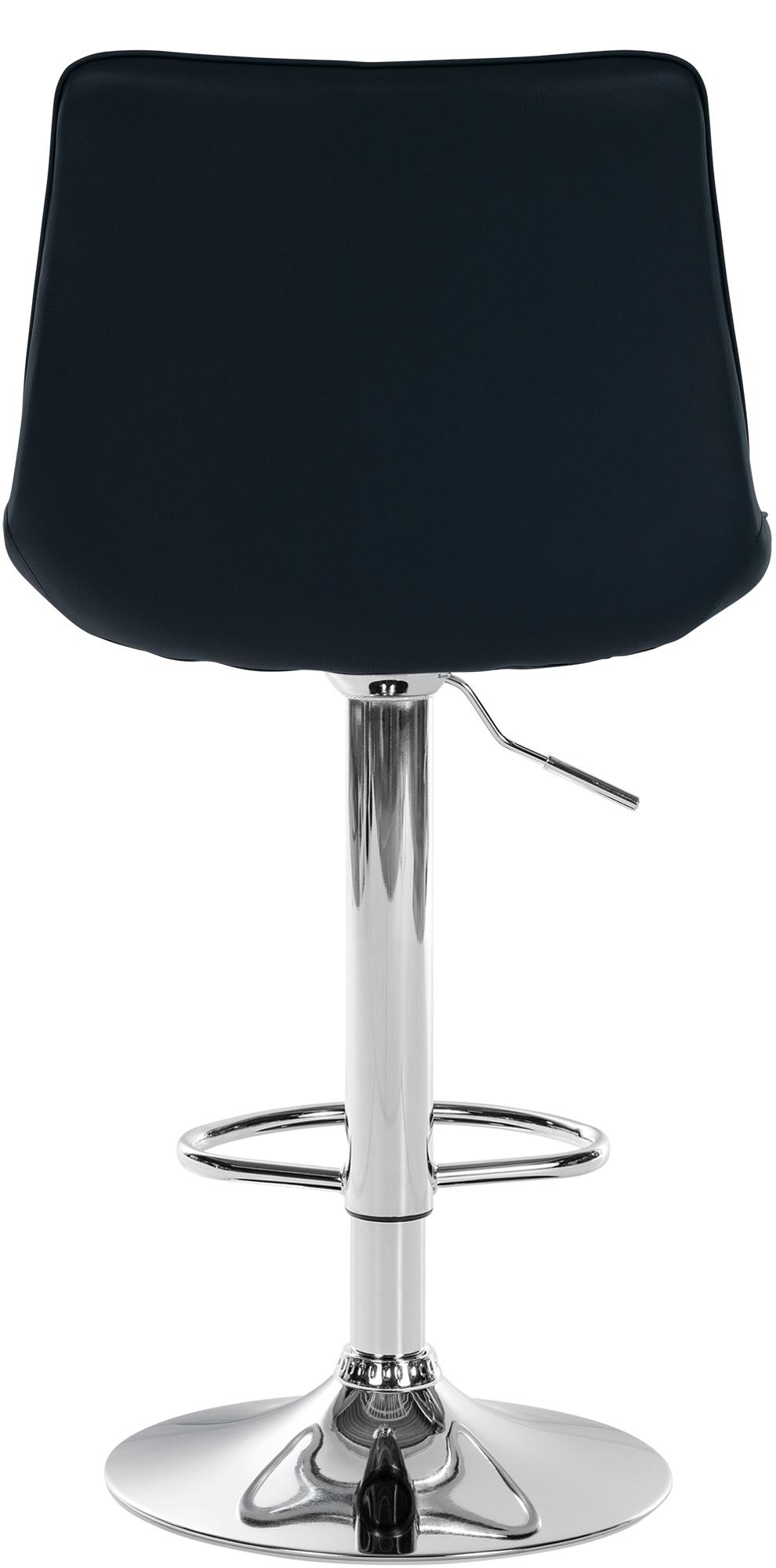 2er Set Barhocker Toni Kunstleder chrom, schwarz
