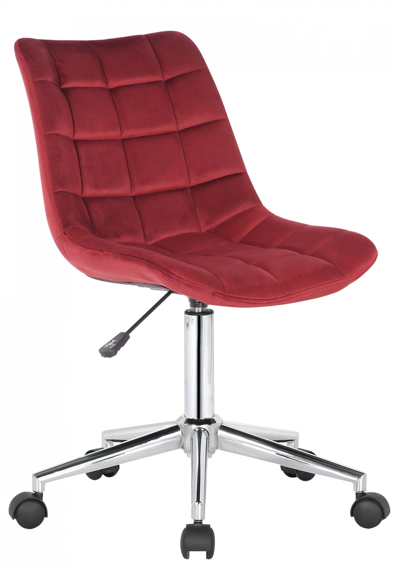Bürostuhl Medford Samt, rot