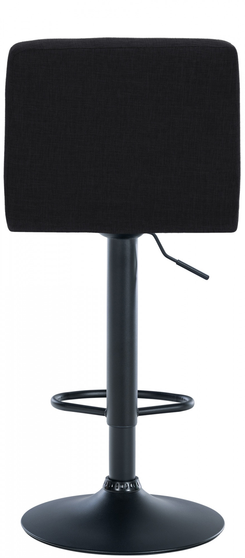 2er Set Barhocker Calma Stoff schwarz, schwarz
