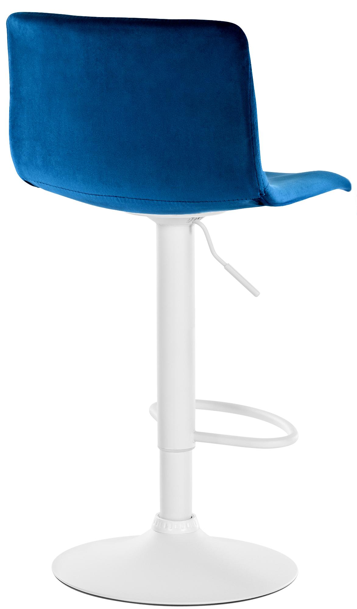 Barhocker Hoover Samt W, blau