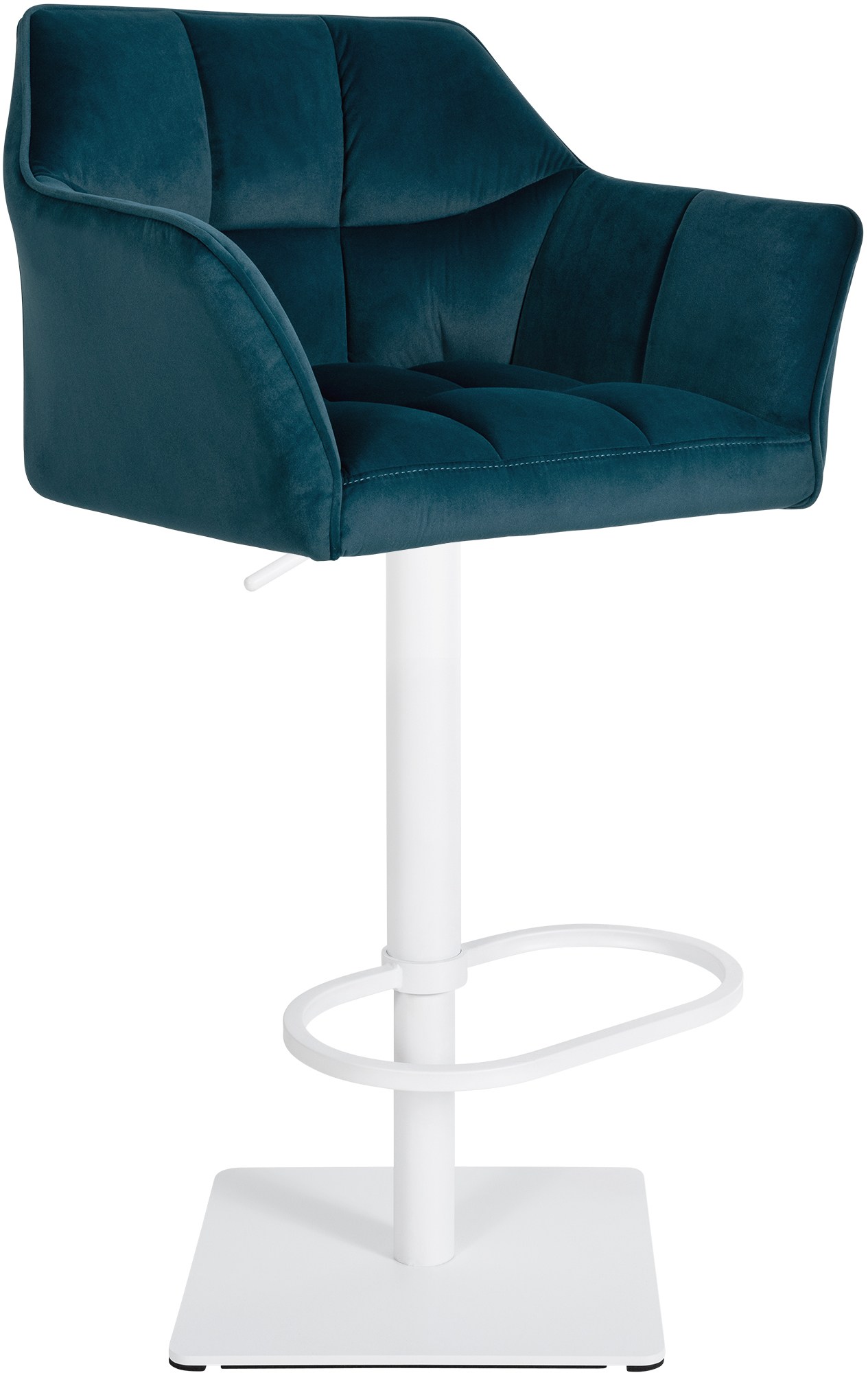 Barhocker Damaso W Samt, grün