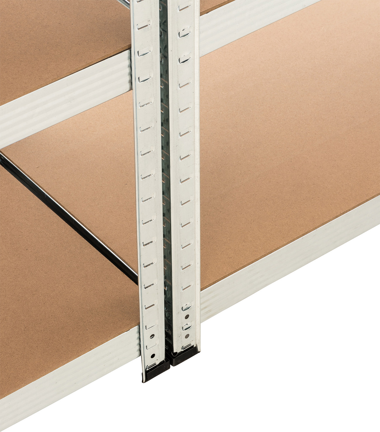 2er Set Steckregal G 90x40x180 cm, silber