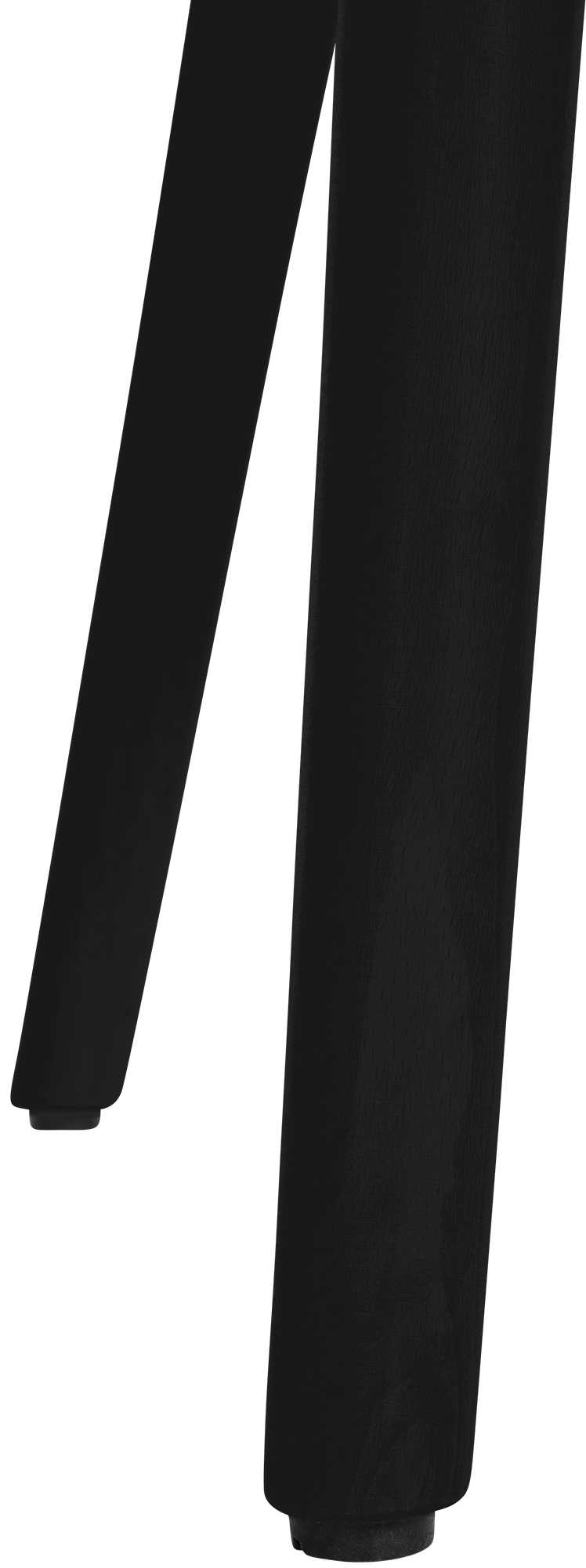 Besucherstuhl Utrecht Stoff schwarz, taupe