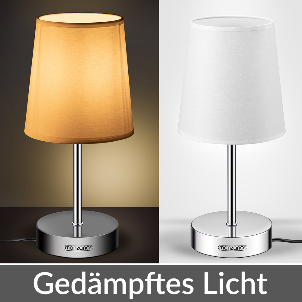 Tischlampe Lumière Weiß 32x13x13cm