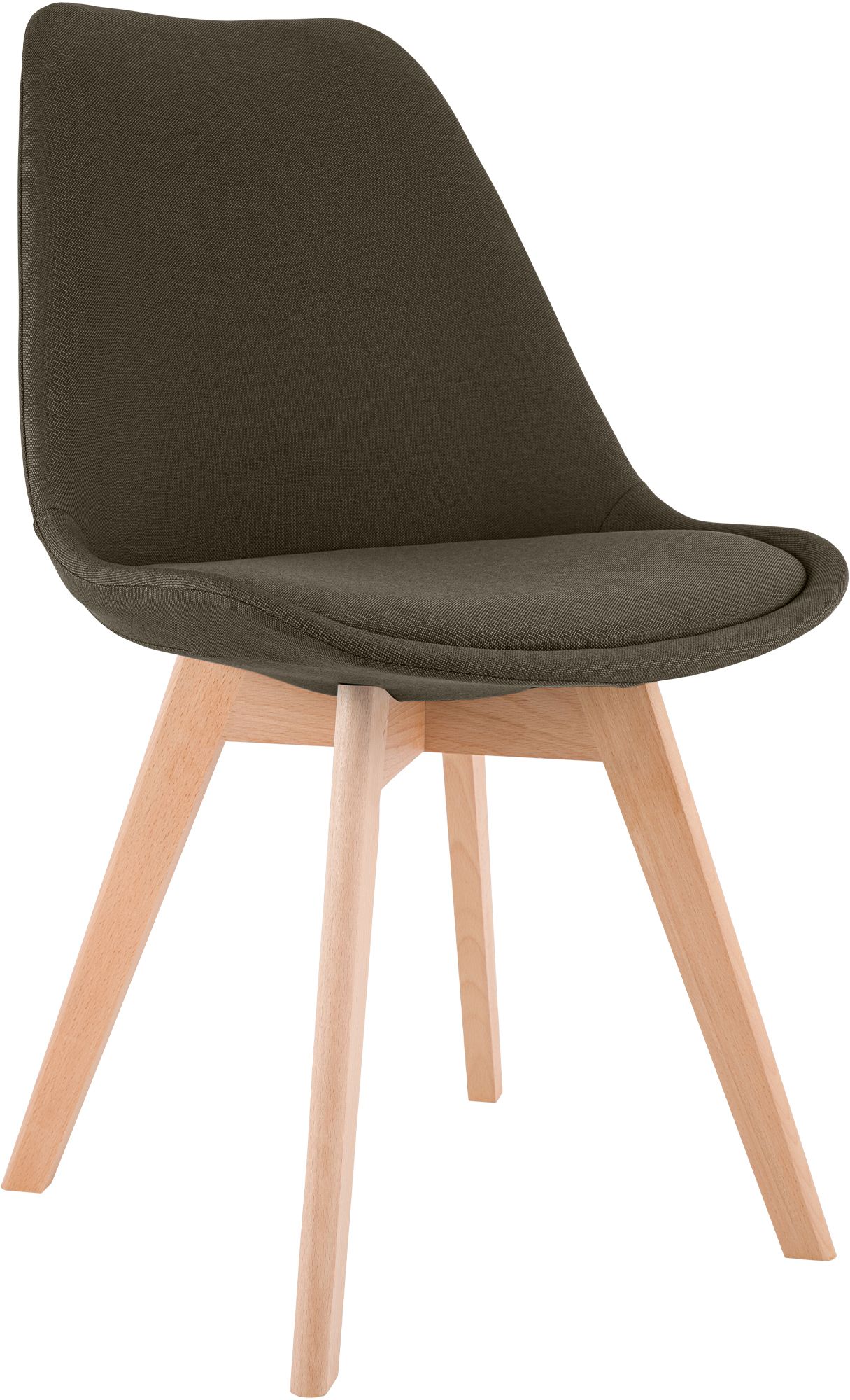 Stuhl Linares Stoff, braun