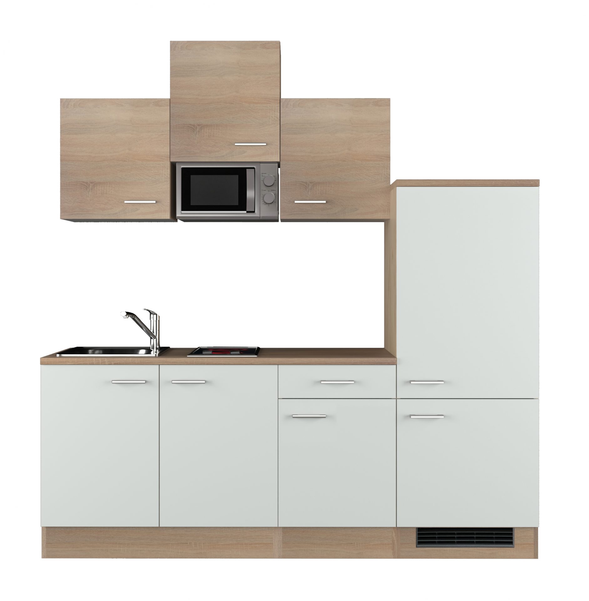 Singleküche SAMOA 210 cm mit E-Geräten