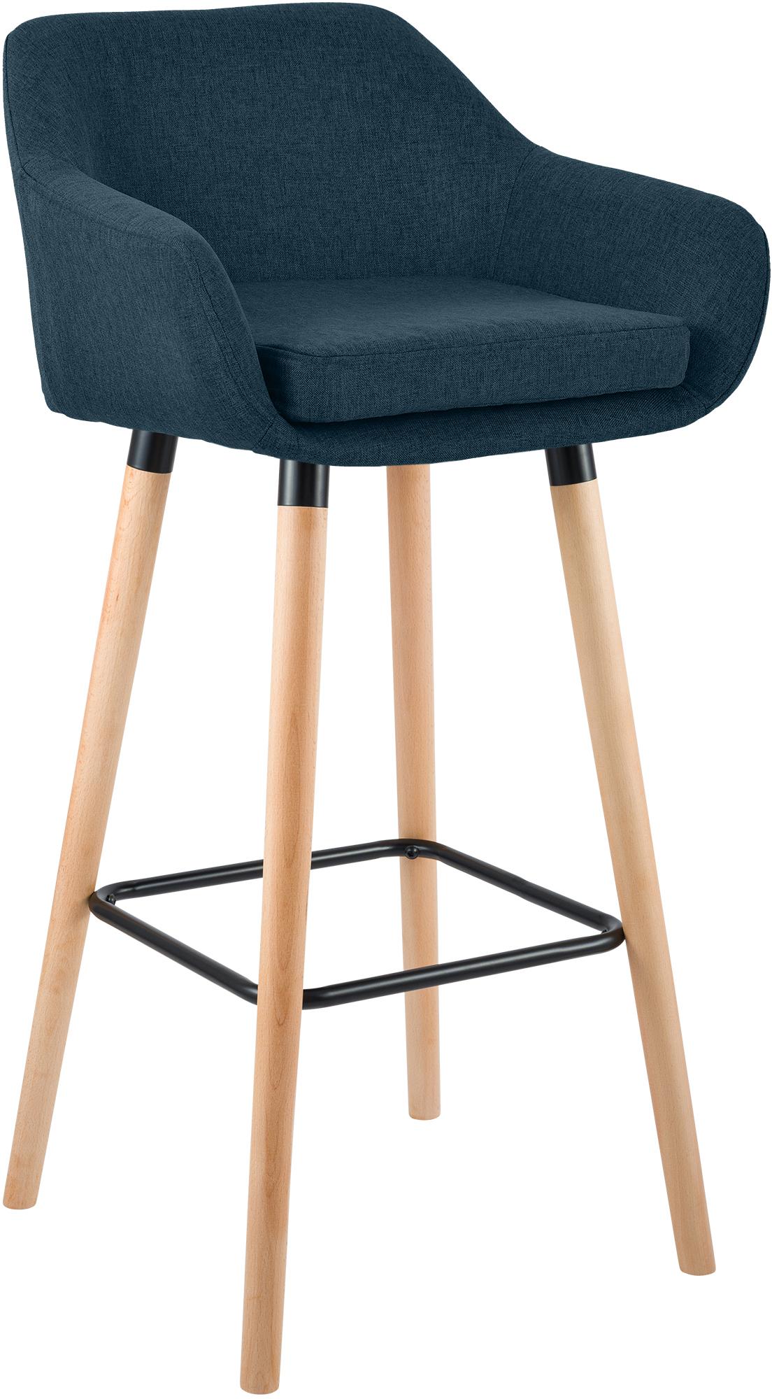 Barhocker Grant Stoff, blau