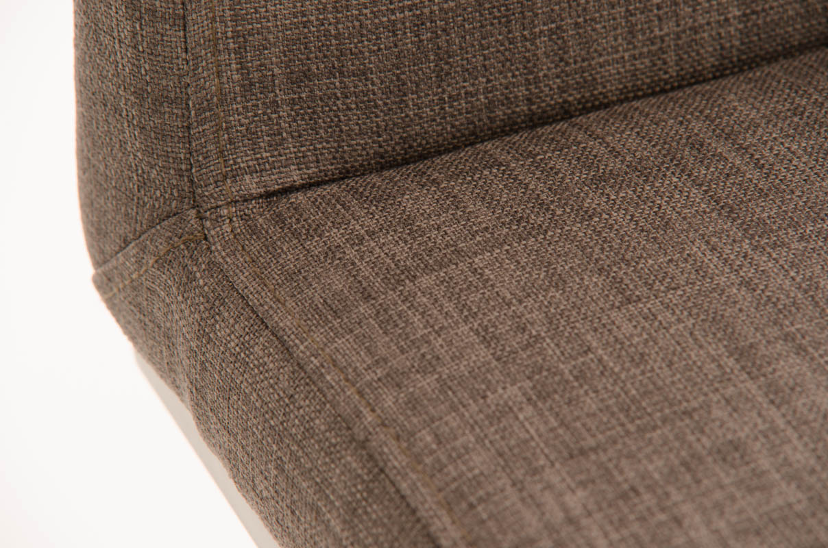 Barhocker Panama E Stoff, grau