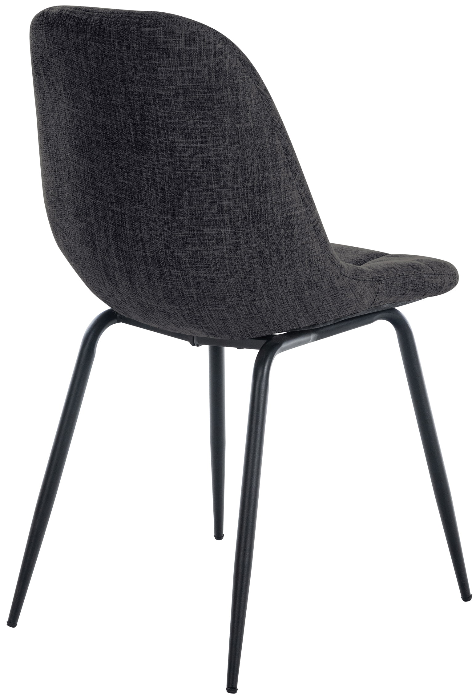 Stuhl Tom Stoff, dunkelgrau