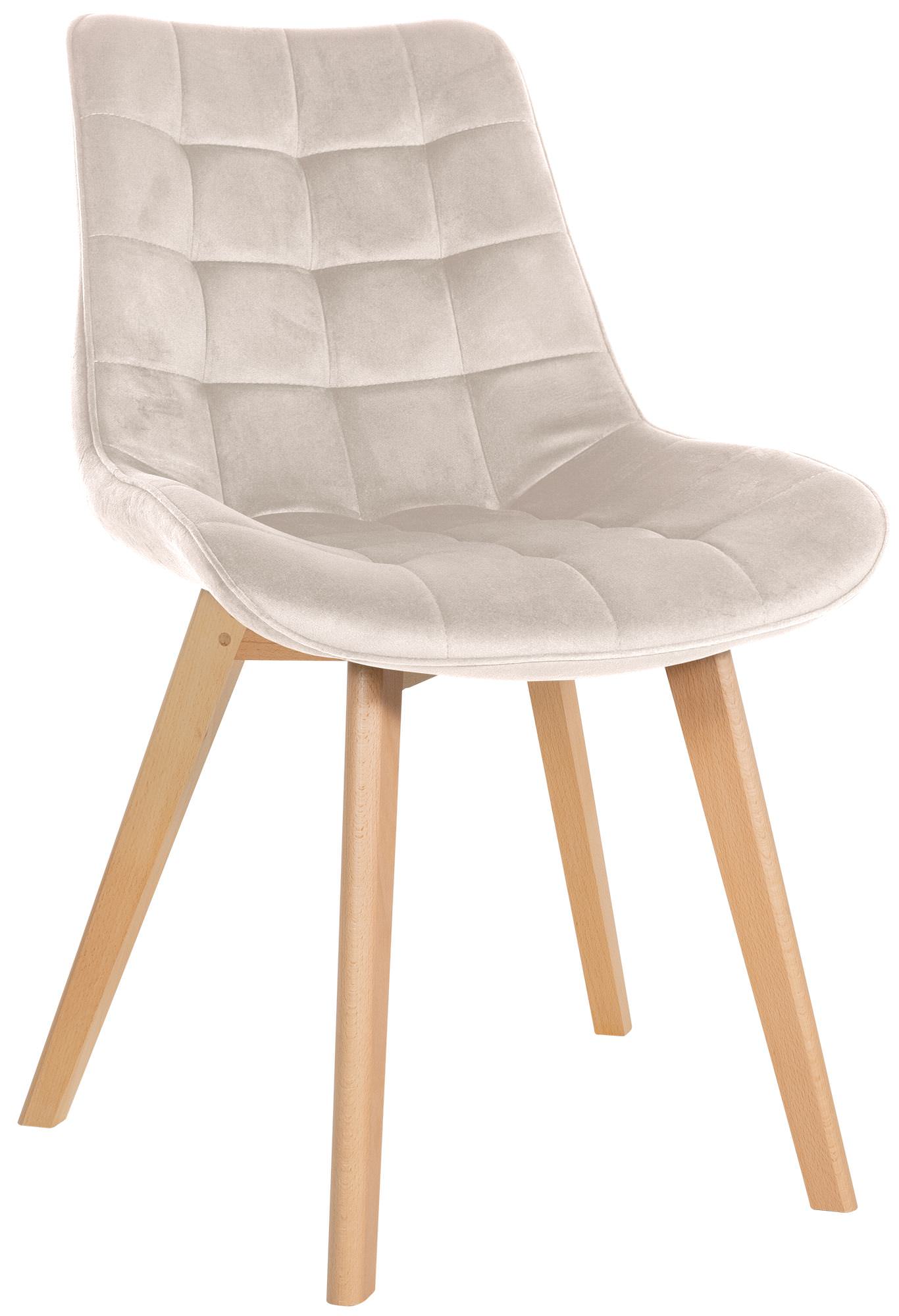 Stuhl Brook Samt, creme