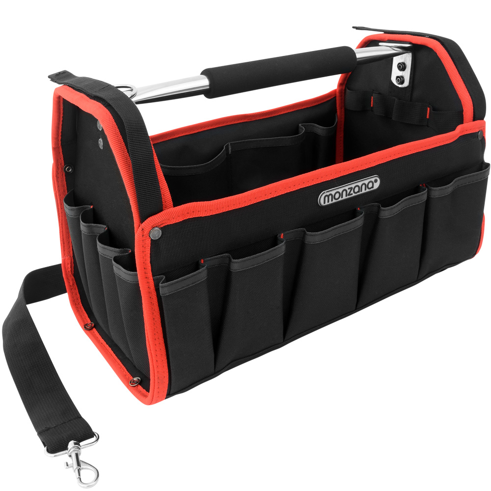 Werkzeugtasche Schwarz/Rot 42cm