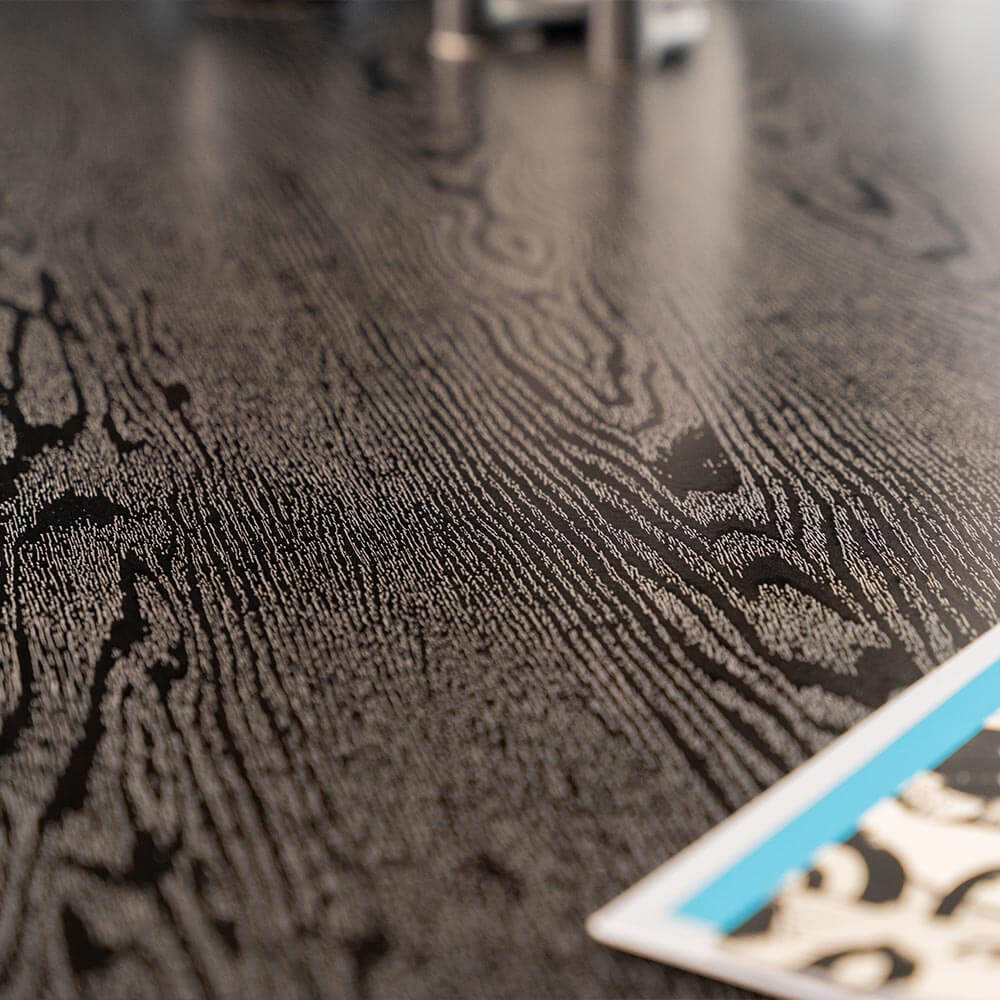 Esstisch Eckig AVENCIA inkl. U-Fuß - 240 x 120 cm Dark Oak