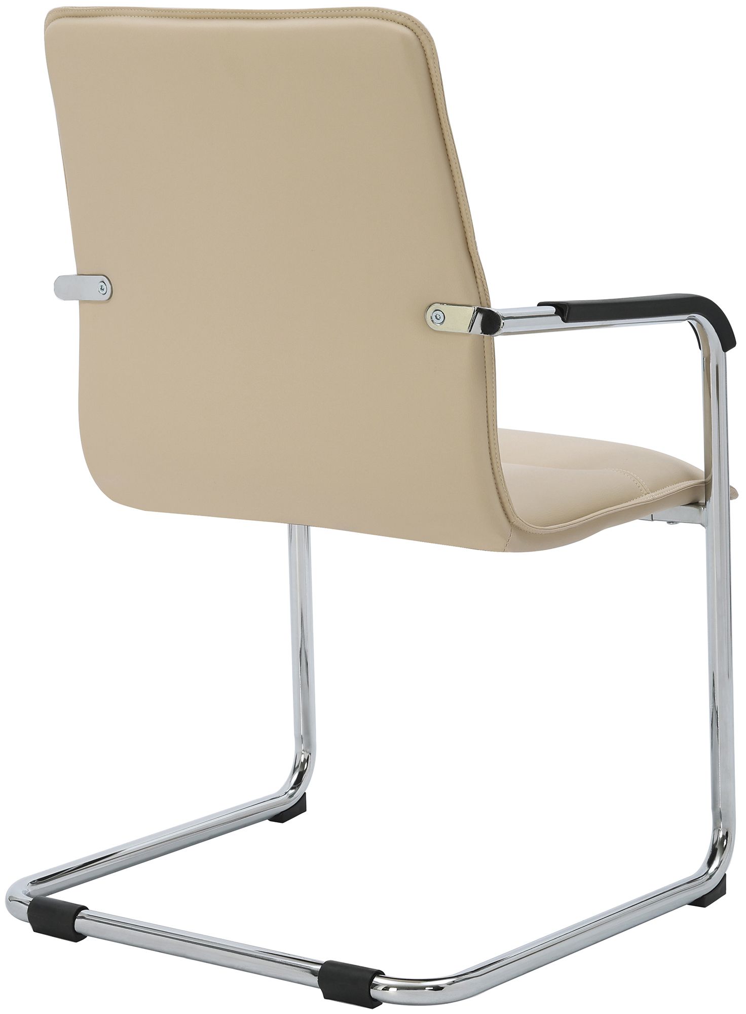 2er Set Besucherstuhl Seattle, creme