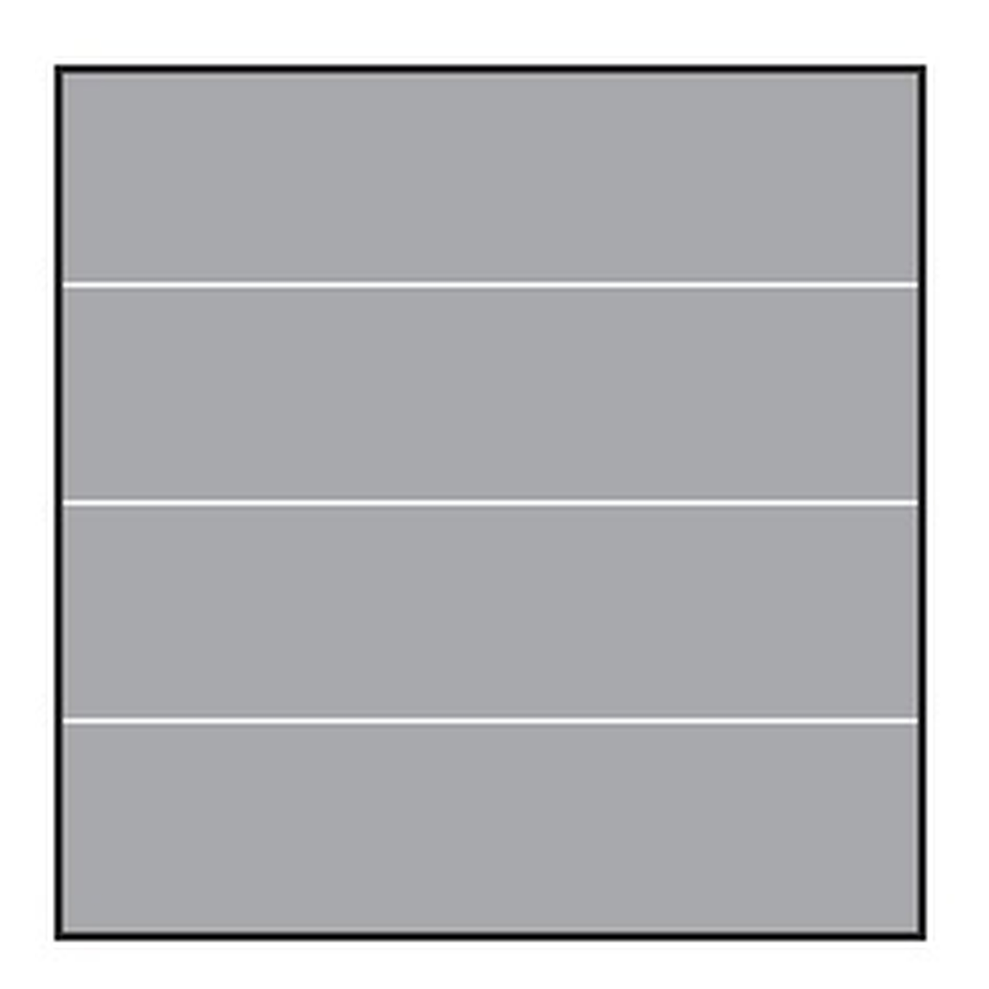 VETRO Glasscheibe, B 1200 x H 1200 mm, Streifen-Dekor 82, satiniert