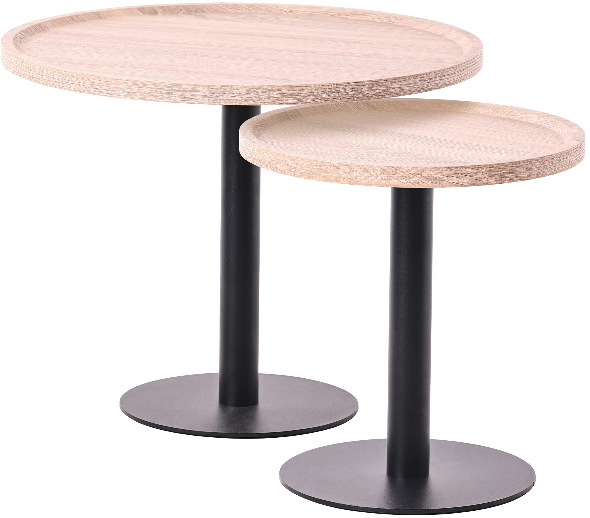 Beistelltisch-Set Aspen, eiche