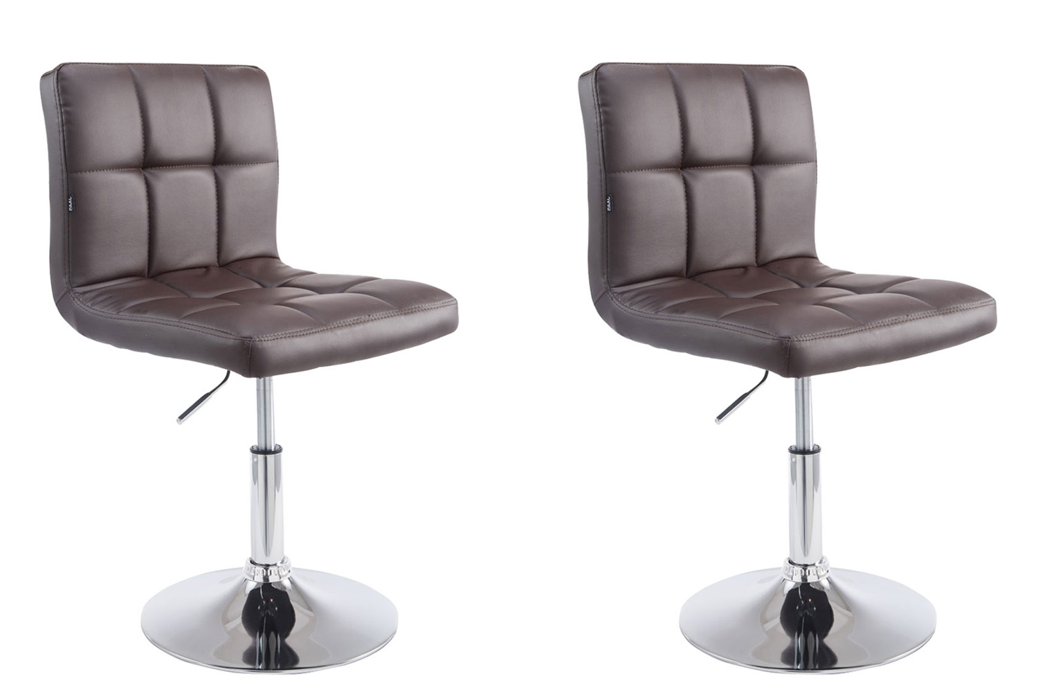 2er Set Lounger Palma V2 Kunstleder, braun