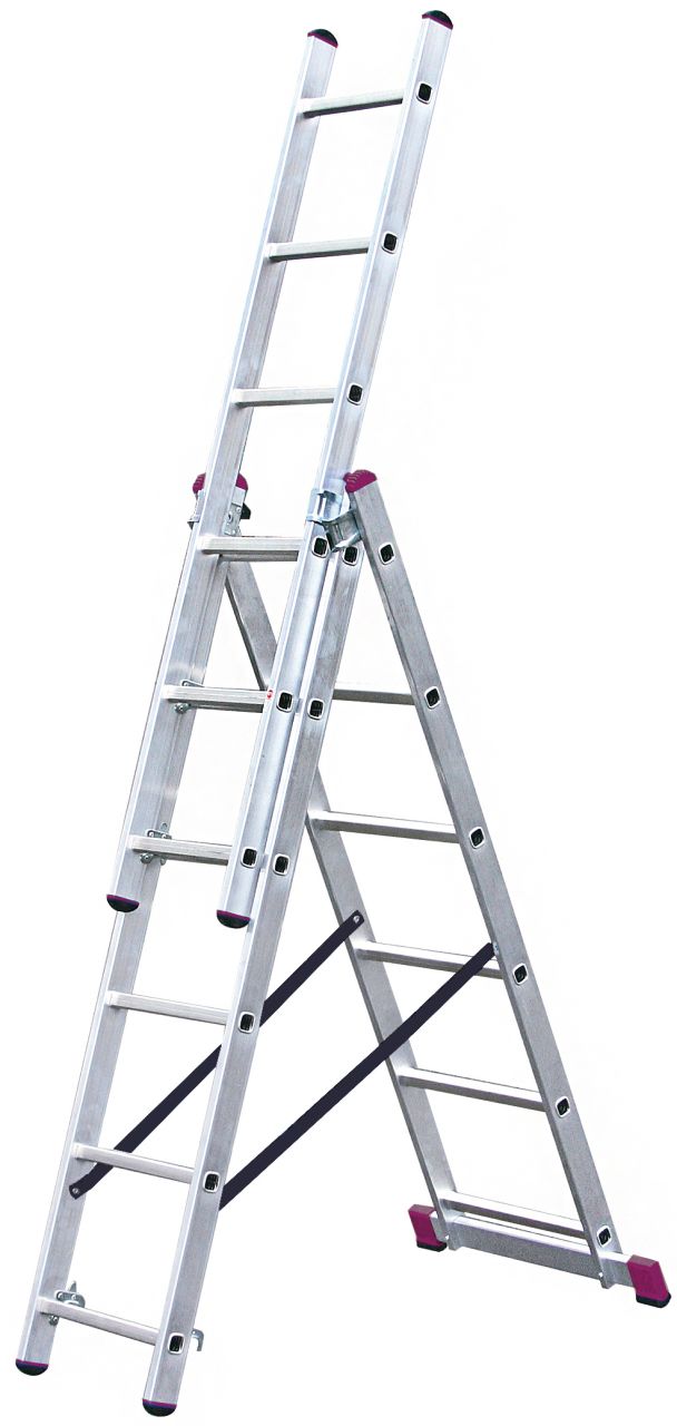 CORDA Vielzweckleiter 3x6 Sprossen