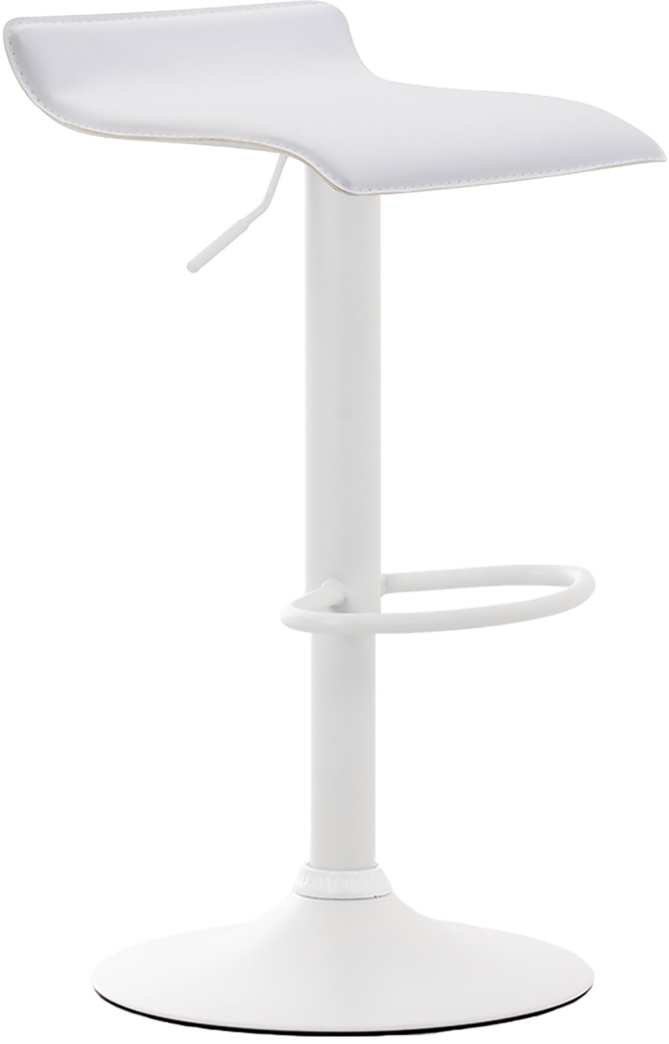 Barhocker Dyn V2 Kunstleder weiß, weiß