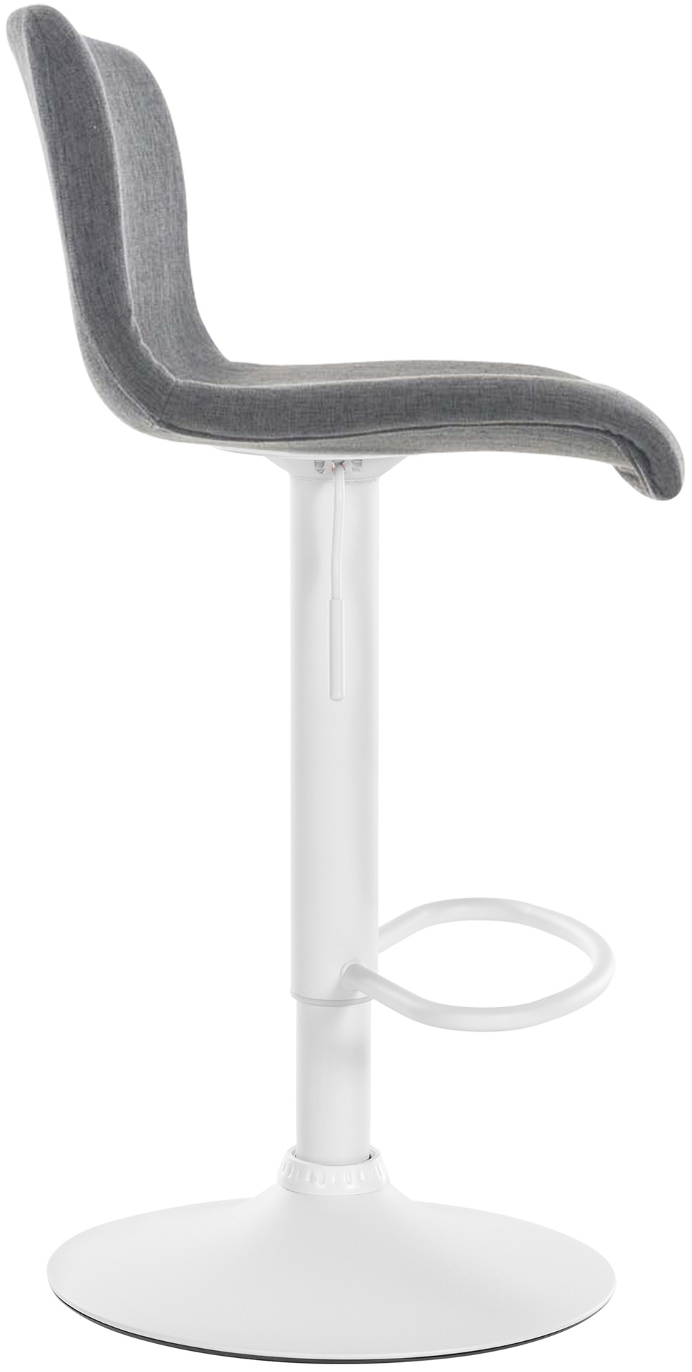 Barhocker Hoover Stoff W, hellgrau