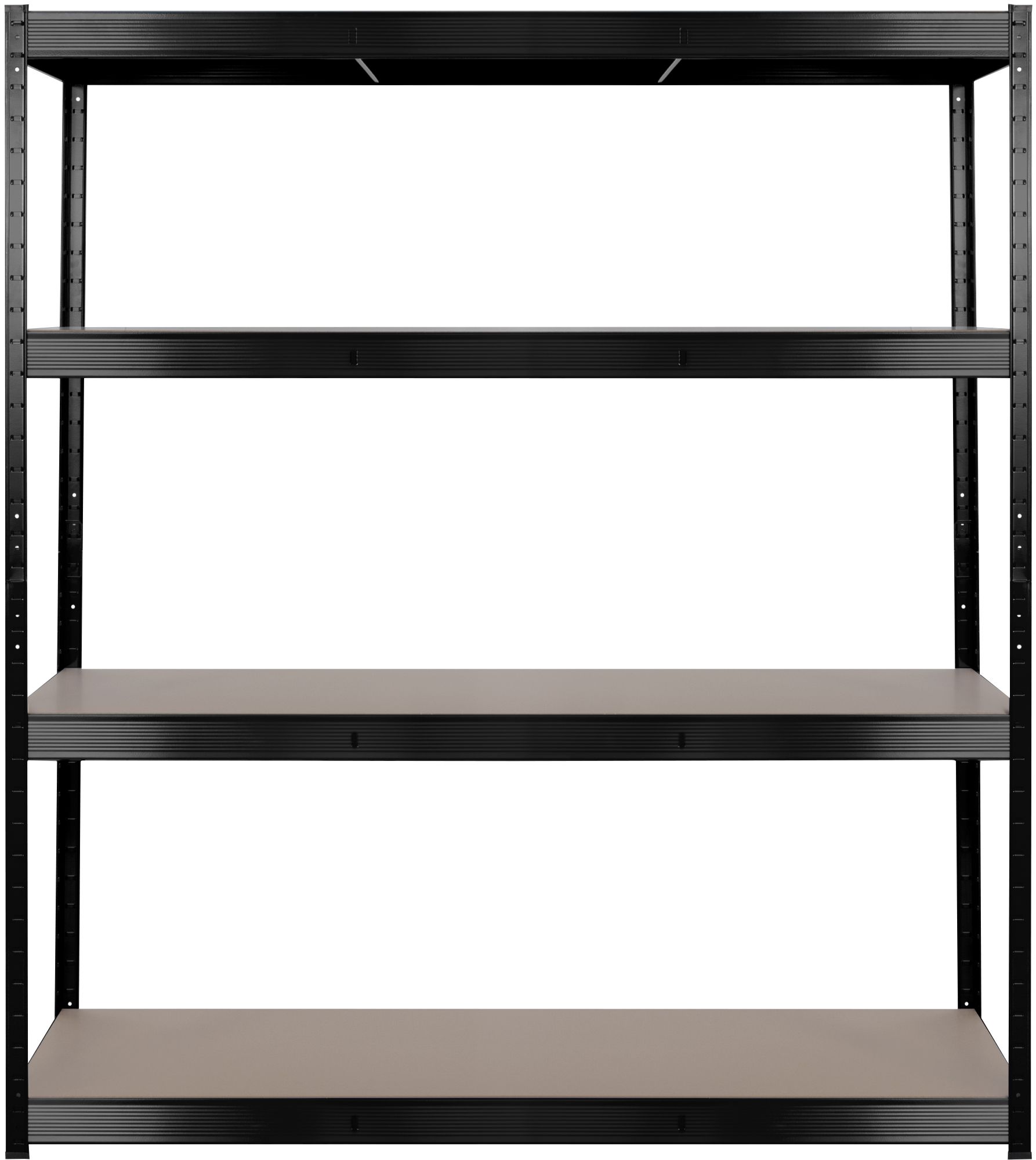 Schwerlastregal 160x60x180 cm, schwarz