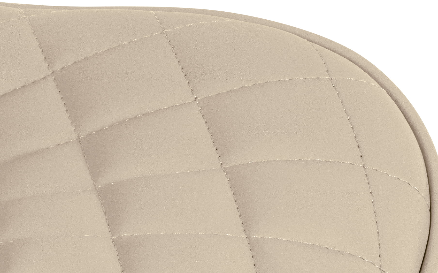 2er Set Barhocker Minosa Kunstleder, creme