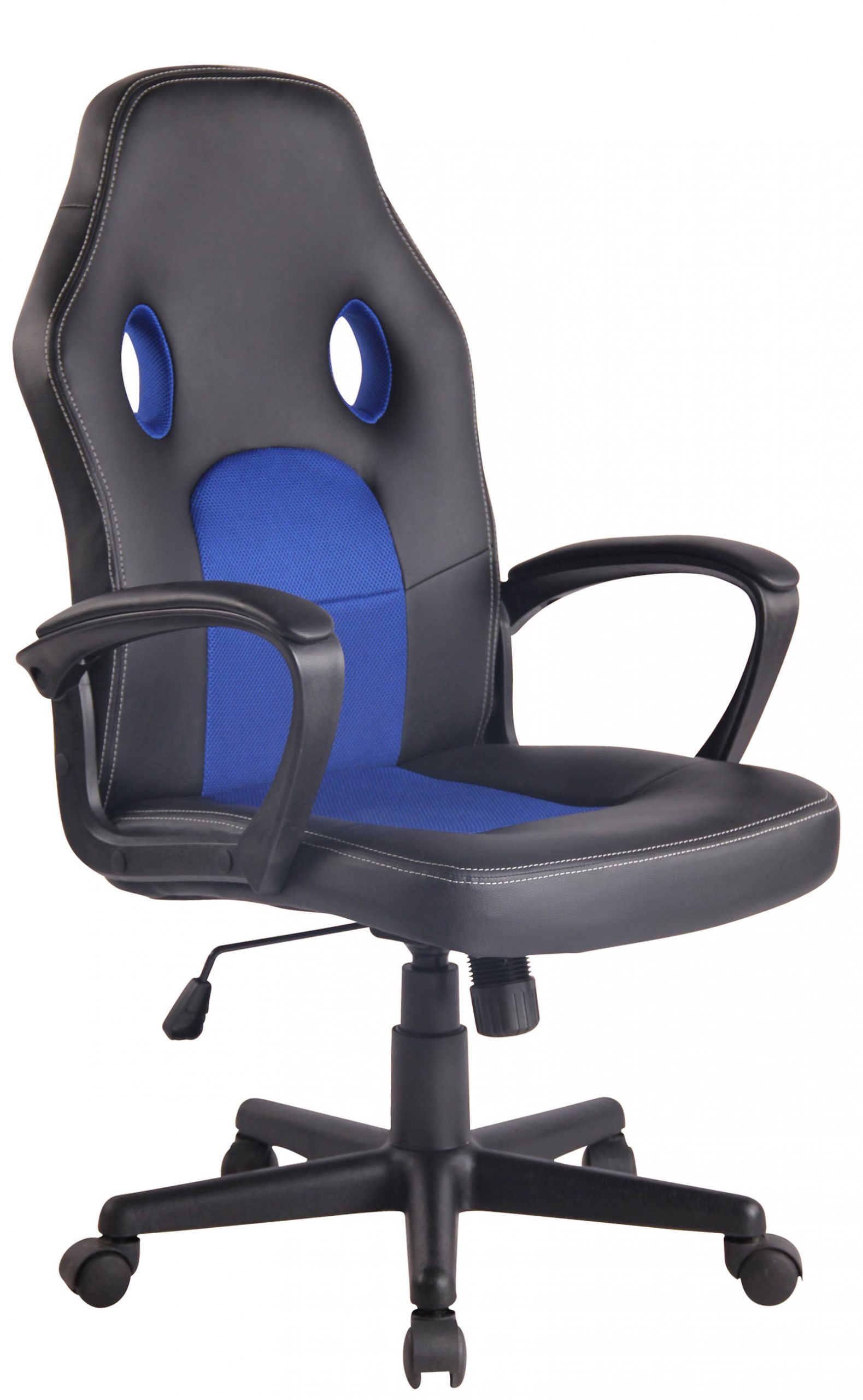 Bürostuhl Elbing, schwarz/blau