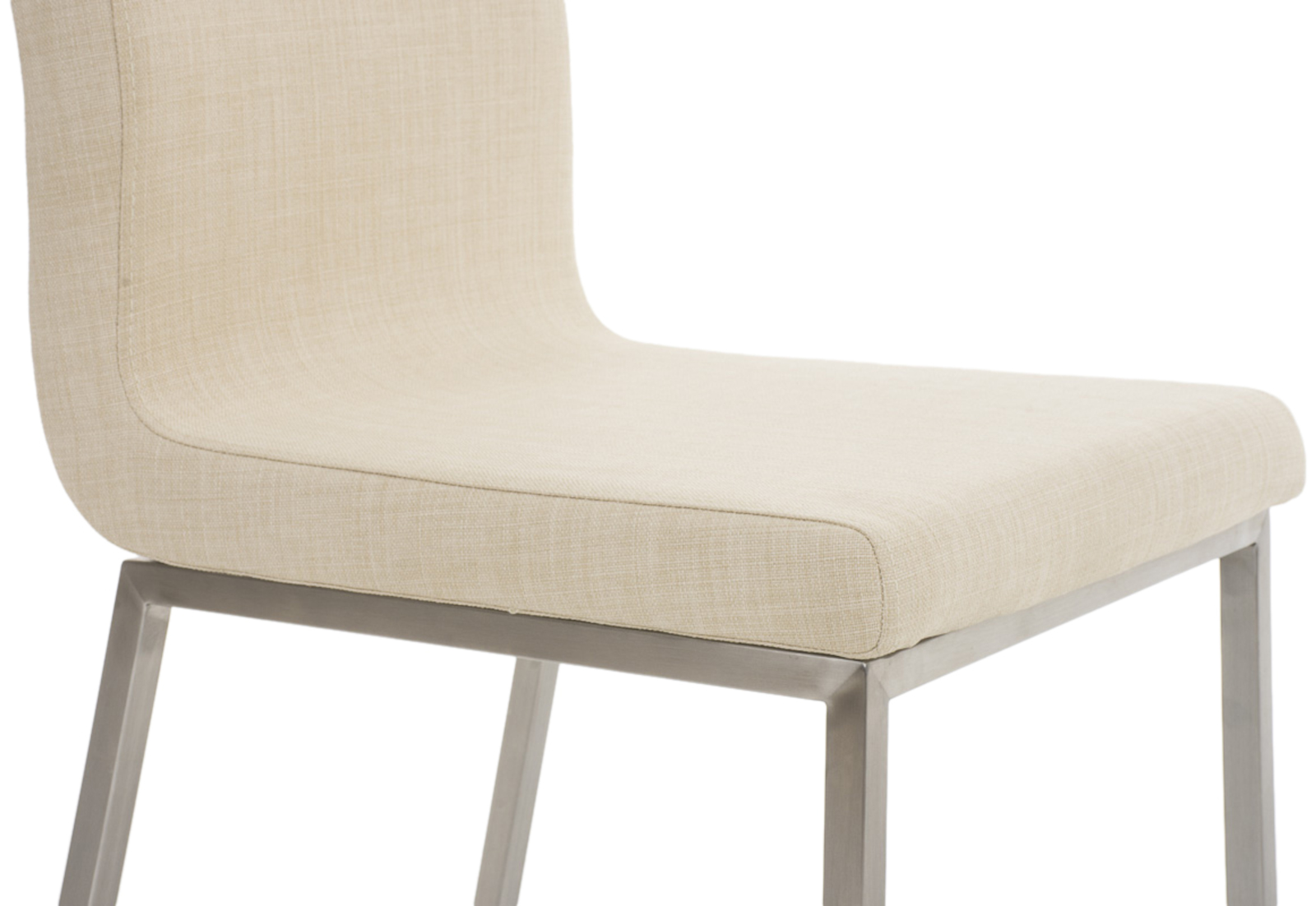 2er Set Esszimmerstühle Colmar Stoff, creme