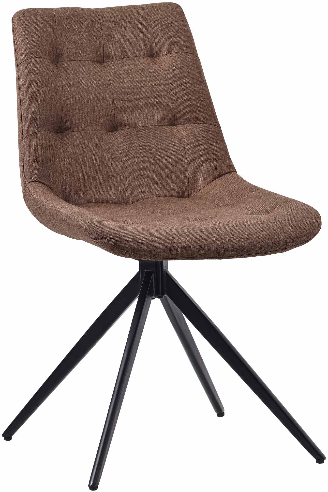 Esszimmerstuhl Merna Stoff, taupe
