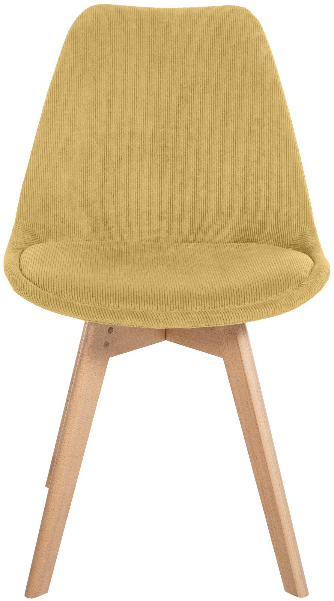 Stuhl Linares Cord, gelb