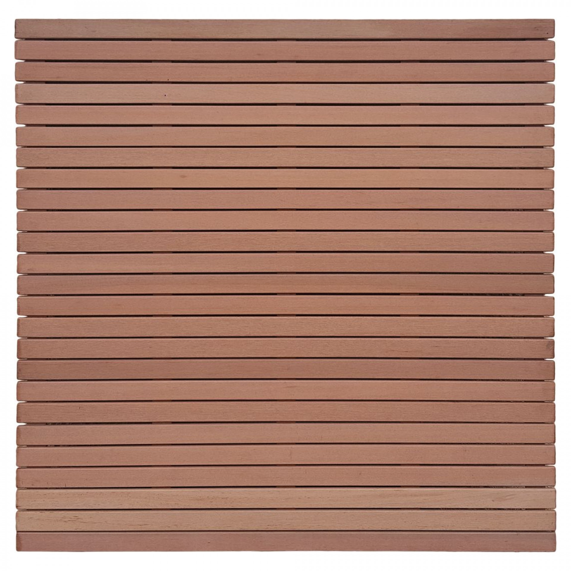 PARALLELA-Rhombuszaun, Keruing, 180 x 180 cm, Leisten 13/65 mm