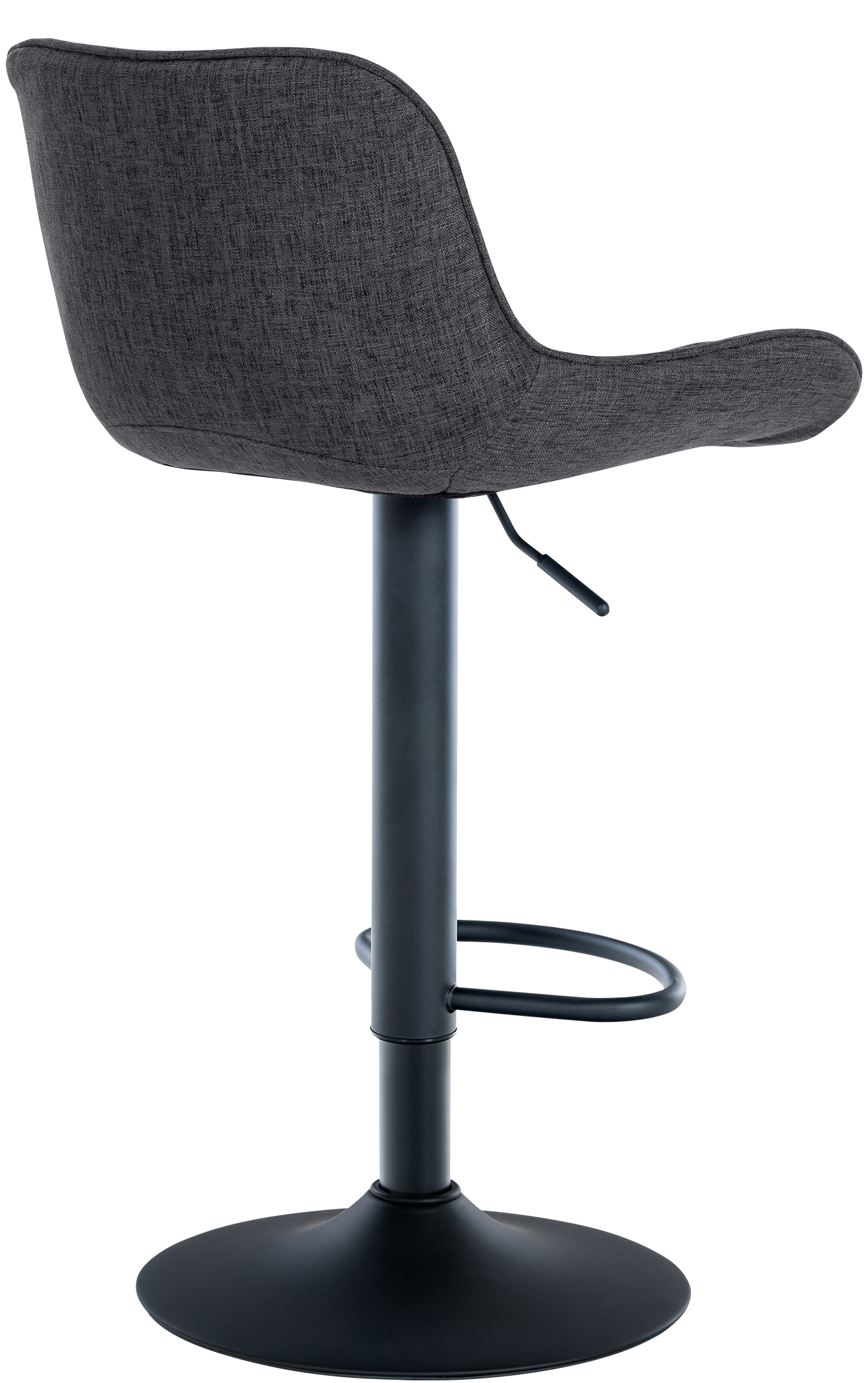 Barhocker Minosa Stoff, schwarz