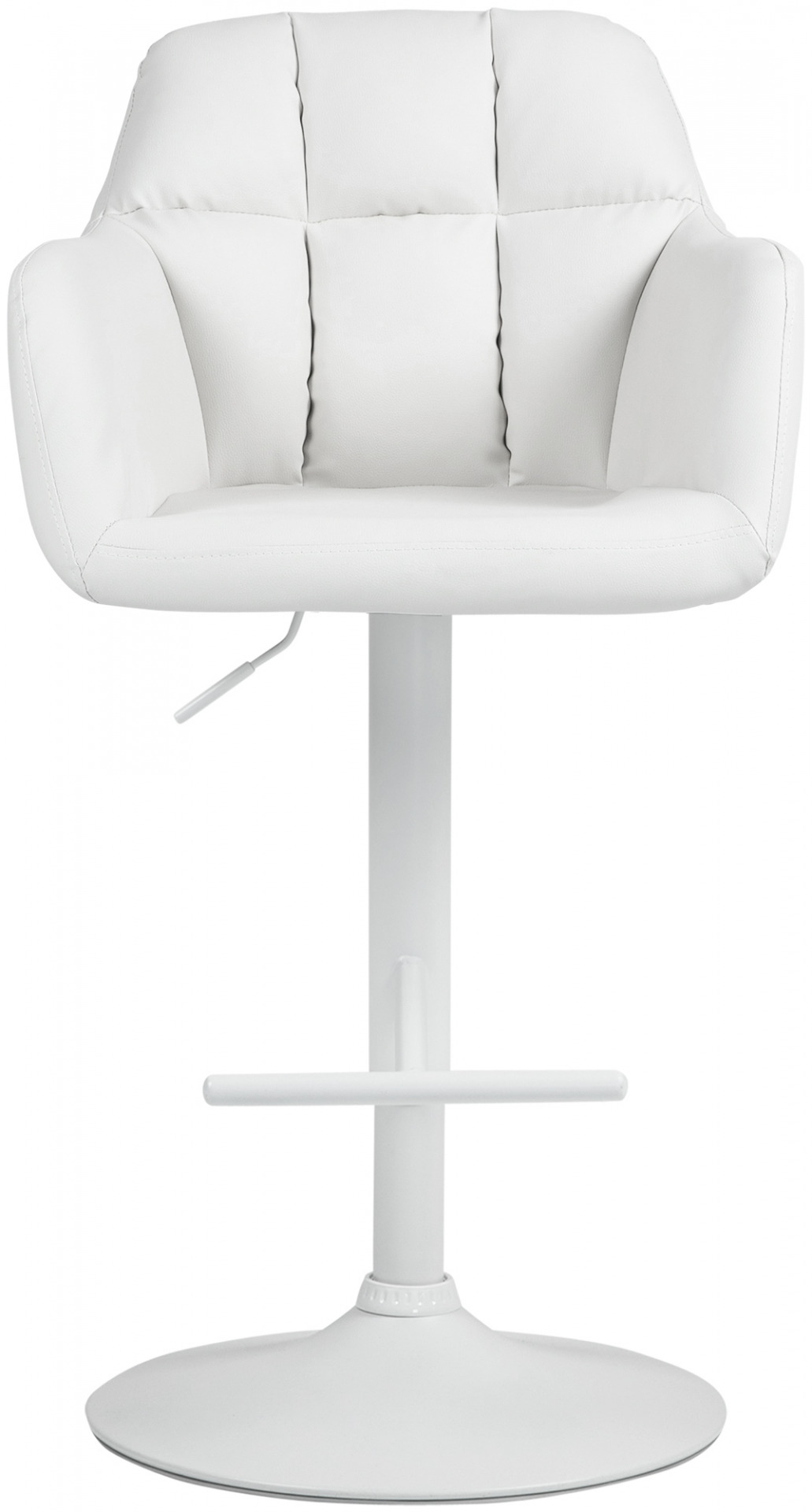 Barhocker Natoma Kunstleder weiß, weiß