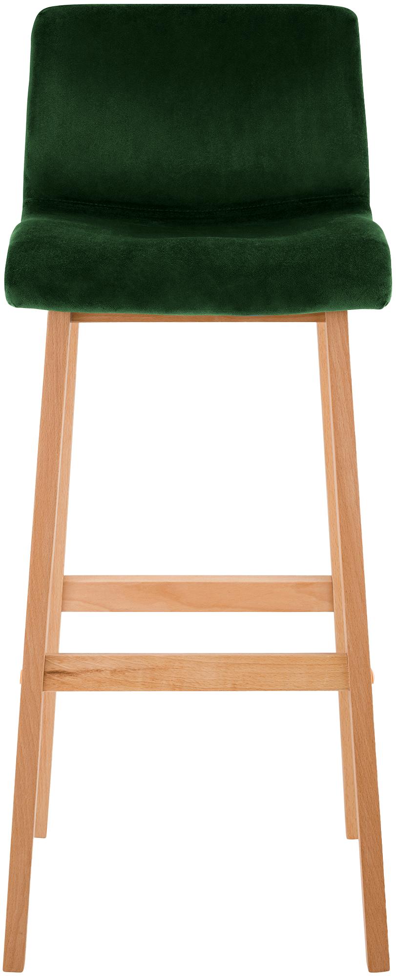 Barhocker Hoover Samt Natura, grün