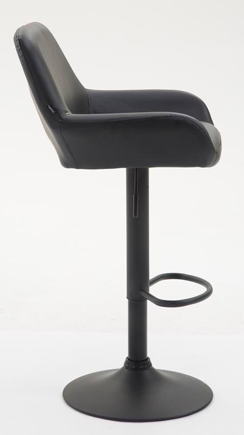2er Set Barhocker Braga Kunstleder schwarz, schwarz