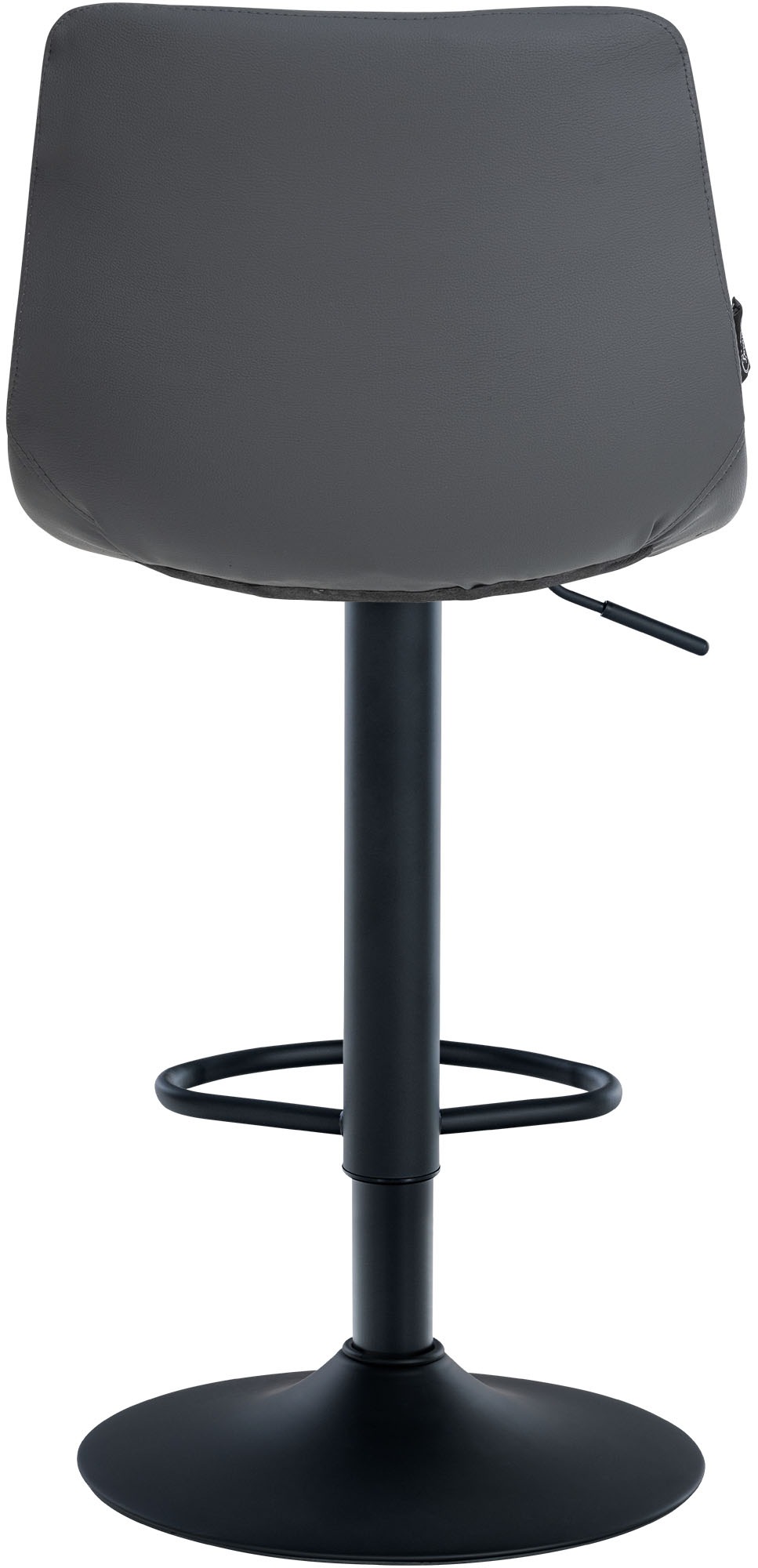2er Set Barhocker Jerry Kunstleder schwarz, grau