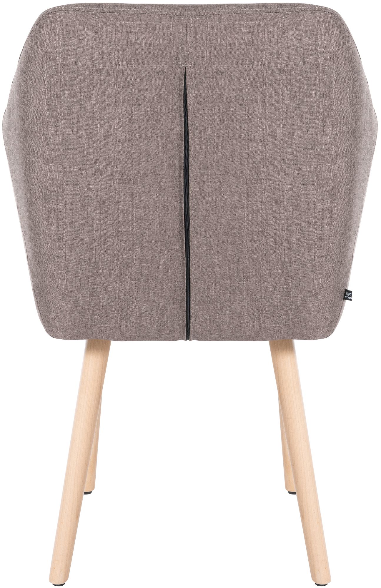 Besucherstuhl Utrecht Stoff natura, taupe