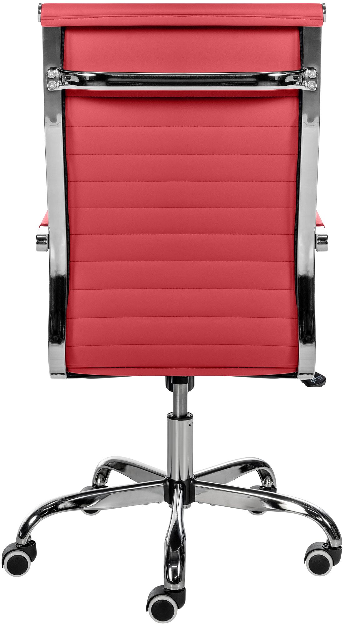 Bürostuhl Amadora Kunstleder, rot