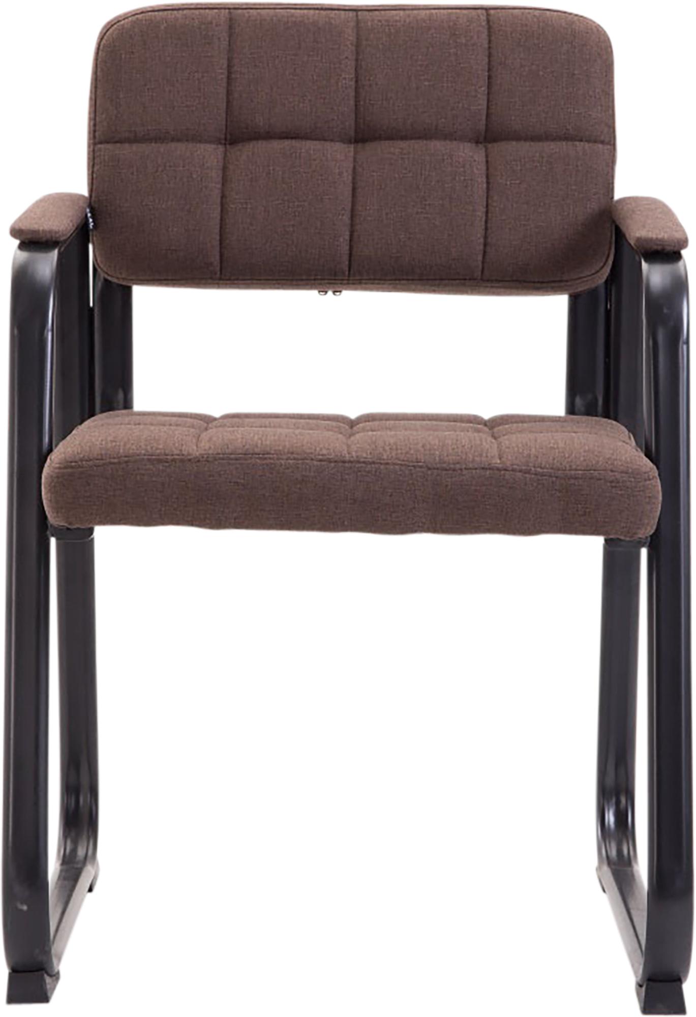 Besucherstuhl Canada B Stoff, braun