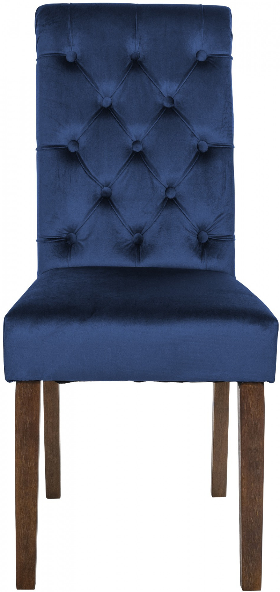 Esszimmerstuhl Lisburn Samt, blau