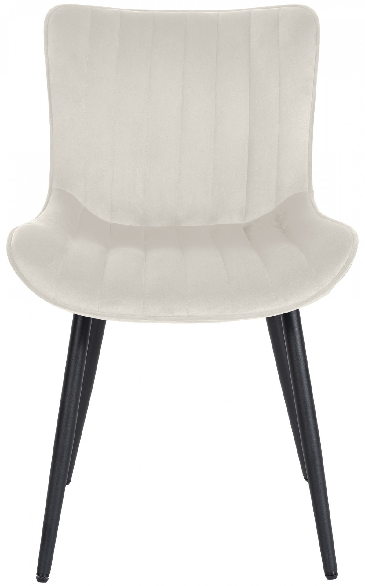 2er Set Stühle Largo Samt, creme