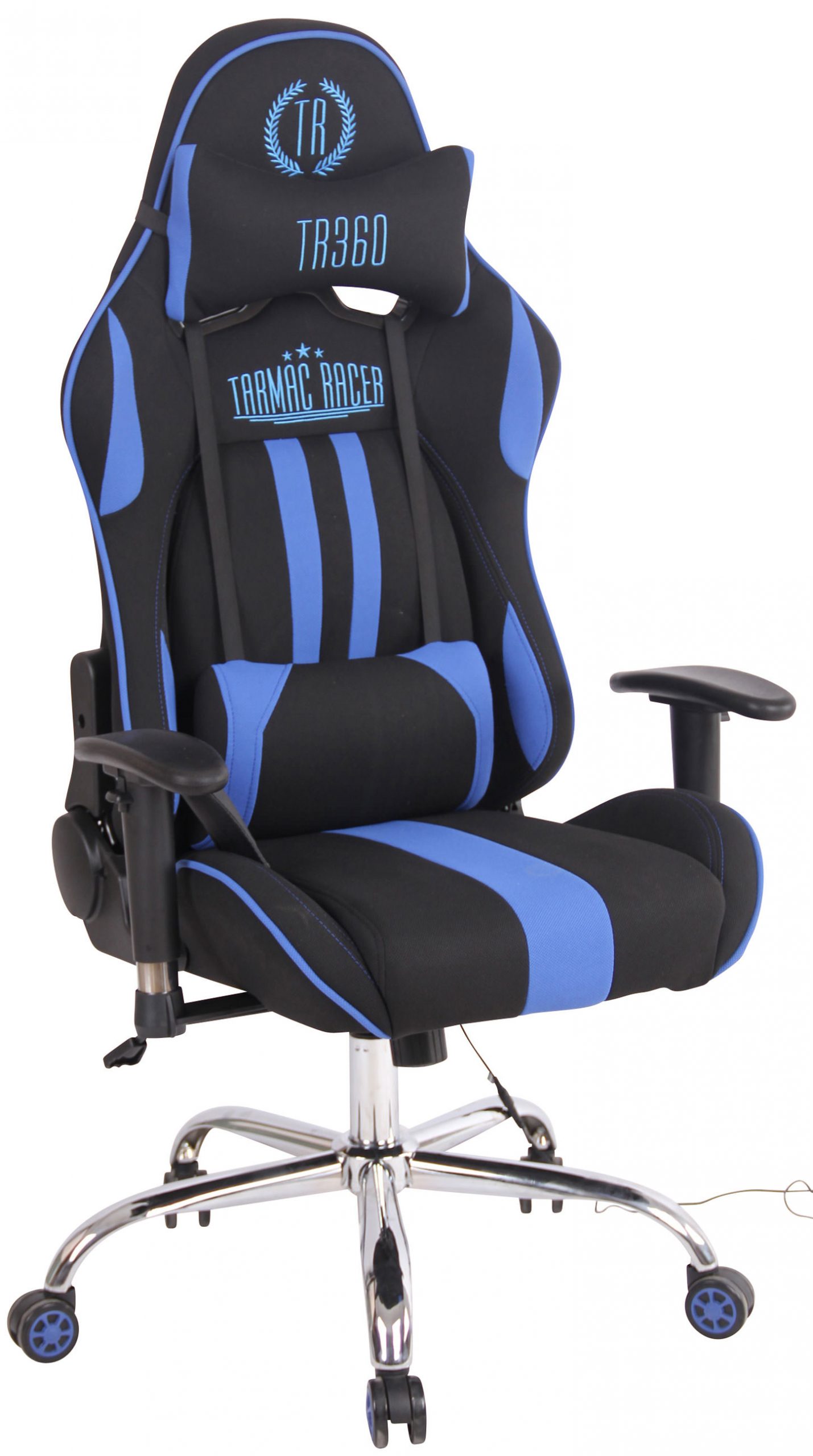 Bürostuhl Limit XM Stoff, schwarz/blau
