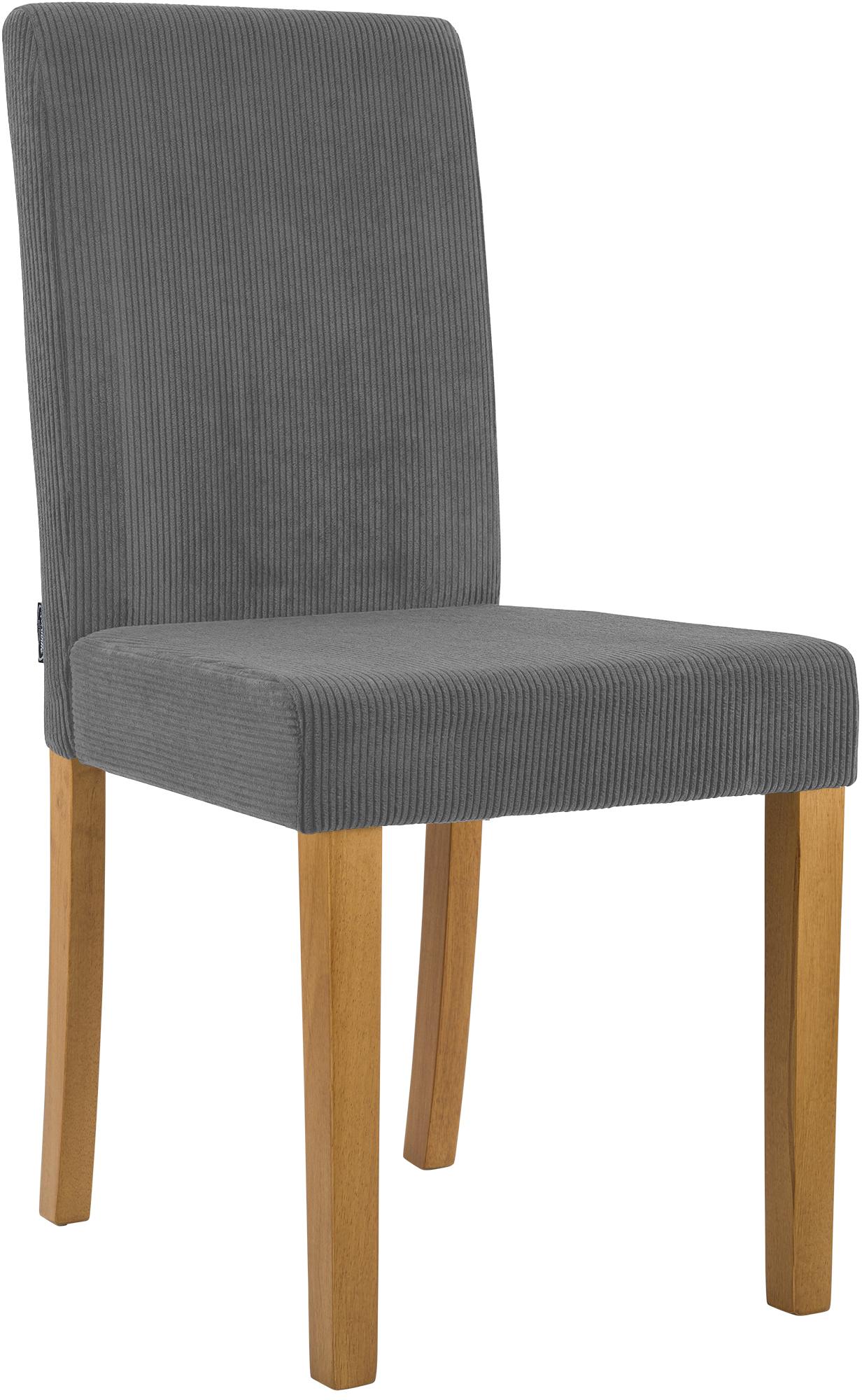 Esszimmerstuhl Ina Cord antik hell, grau