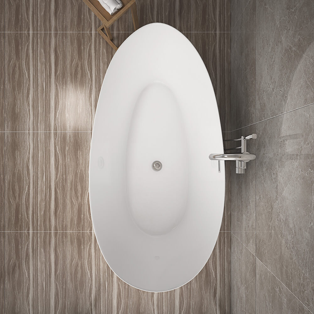 Freistehende Badewanne DELIA - 180 x 90 cm