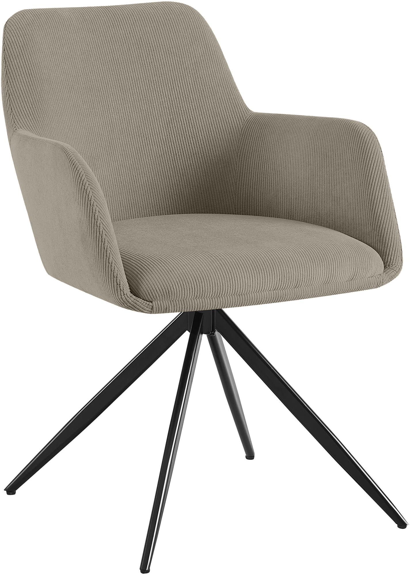 Esszimmerstuhl Olema Cord, taupe