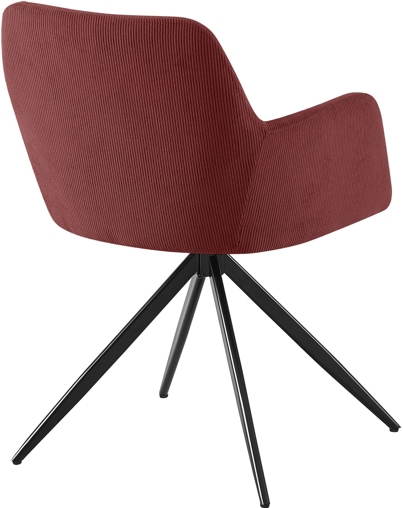Esszimmerstuhl Olema Cord, bordeauxrot