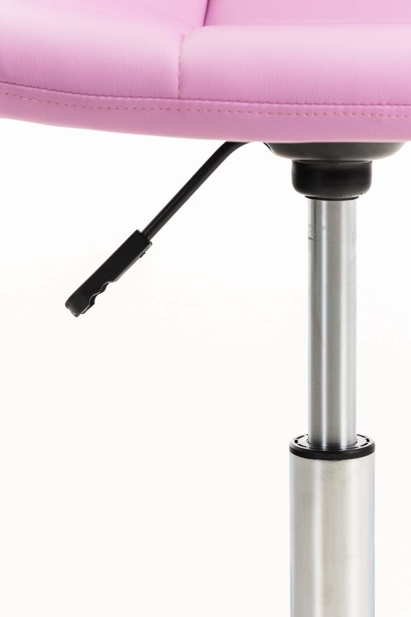 Bürostuhl Emil Kunstleder, pink