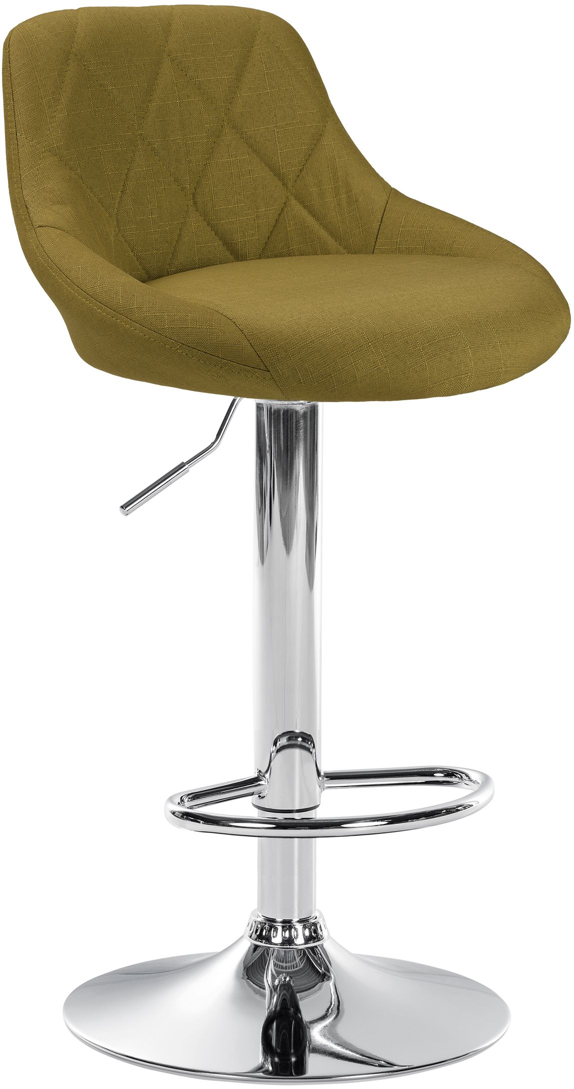 Barhocker Lazio Stoff chrom, grün