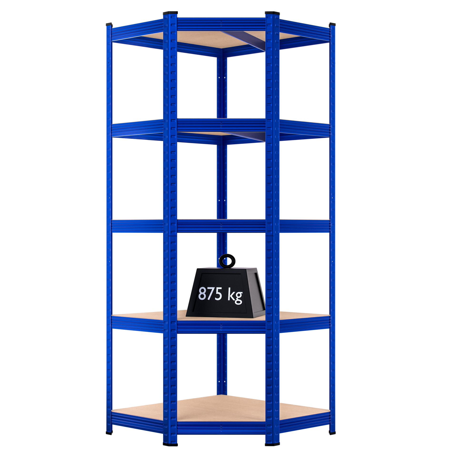 Schwerlasteckregal Blau 180x70x40cm verzinkt 875kg