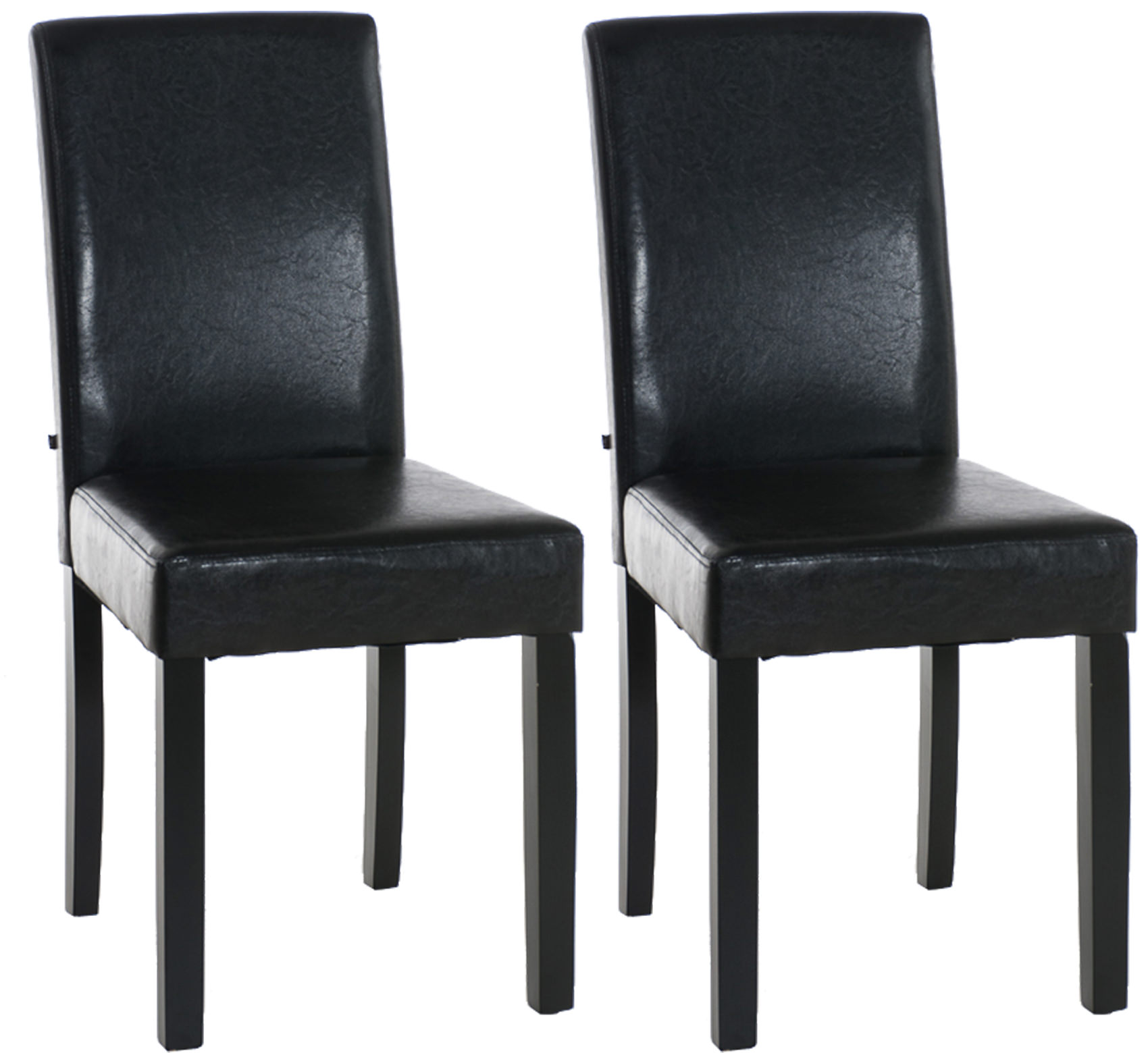2er Set Esszimmerstuhl Ina schwarz, braun