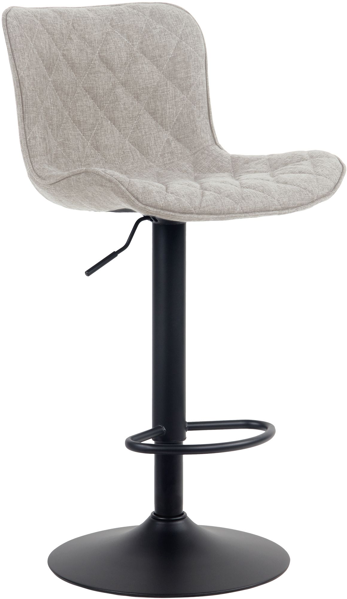 Barhocker Emma Stoff, taupe